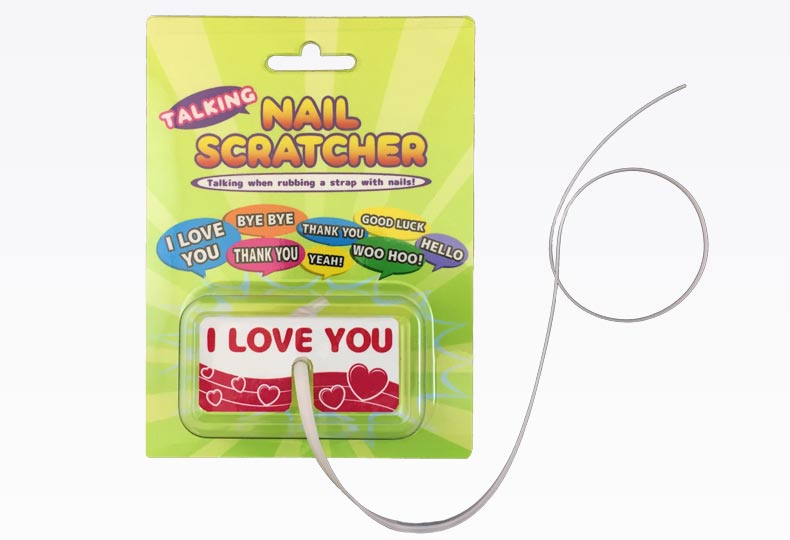TALKING NAIL SCRATCHER